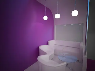 Exhibition stand 6x4 m 3D model