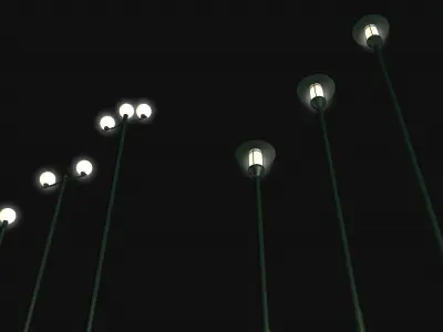 Street lights  3D model
