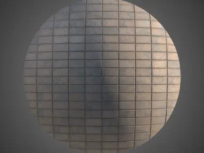 8K Large Area concrete paving 02 - 15 variations Texture