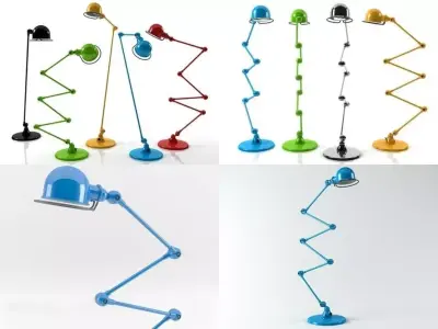 Loft floor 6arm 3D model