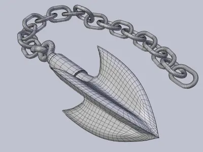 Anchor Chain Free low-poly 3D model
