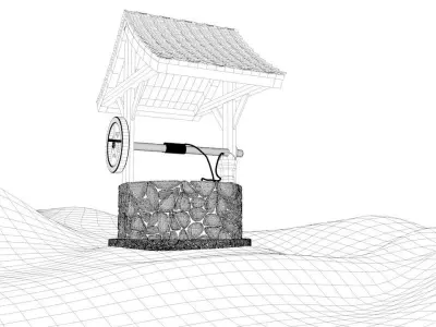 Water WellMedieval Water Well 3D 3D model 3D model