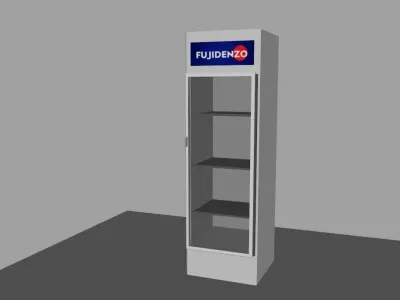 Fujidenzo Refrigerator Chiller Low-poly 3D model
