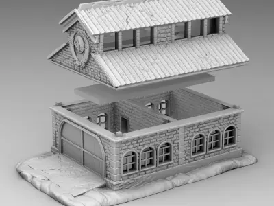 Warehouse 3D print model