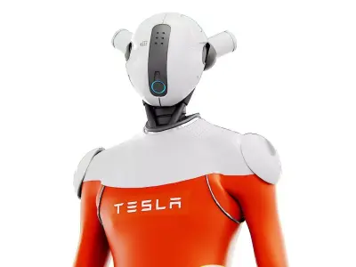 TESLA ROBOT V-3  RIGGED 3D model