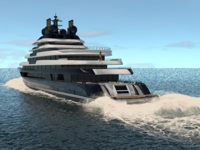  Lurssen Luminance Superyacht Dynamic Simulation 