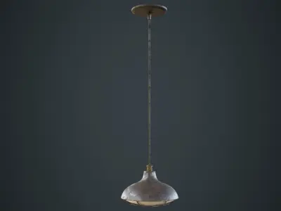 Hanging Lamp 5D Low-poly 3D model