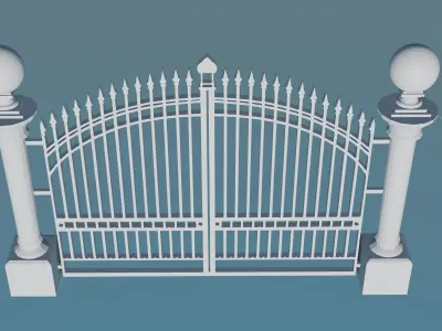 Classic Gate Door 3D print model order
