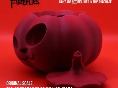 Kawaii Jack-O-Lantern Pumpkin 3D print model
