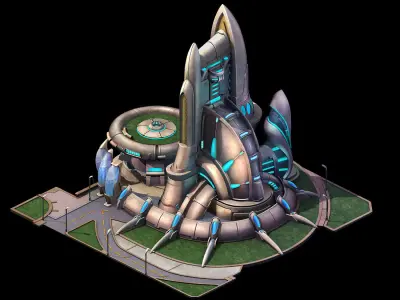 Future World - City Center 3D model