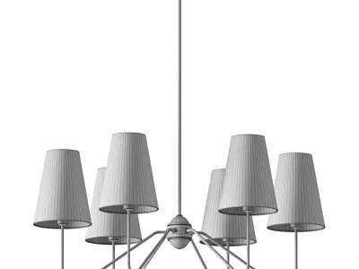 Rejuvenation Berkshire Chandelier 3D model
