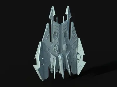 HARBINGER CHAOS BOMBER 3D print model