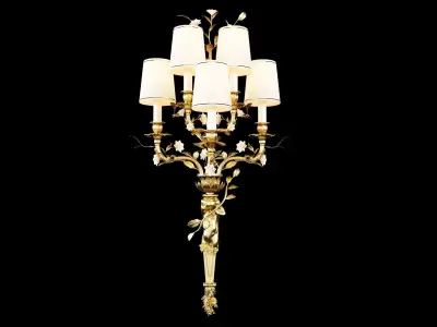 Wall Sconces Louis XV  3D model