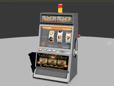 Slot machine 3D model