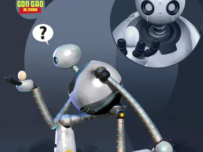 Roz - The Wild Robot 3D print model