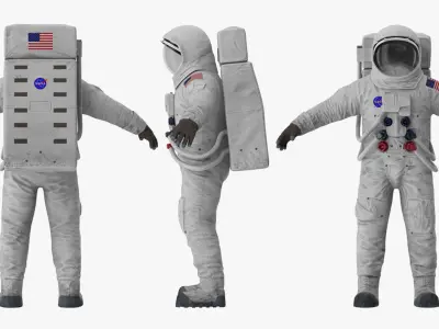  A7L Spacesuit Rigged for Cinema 4D 