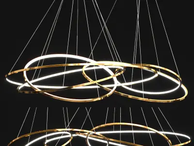 OvaL Rings Collection 3D model