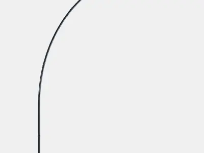 SKAFTET Floor lamp base arched 3D model