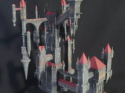 Castlevania - Castle Dracula 3D print model