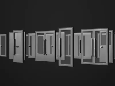 Doors pack 25K01 3D model