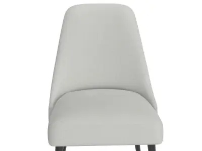 Ball And Cast Kitchen Upholstered Dining Chair 3D model