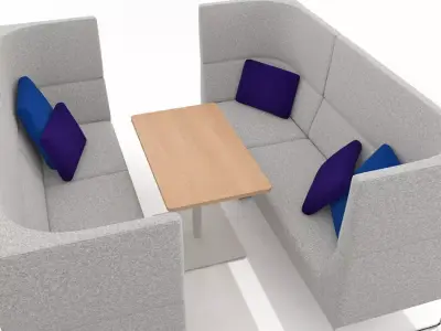 Mason High Back Set 2 3D model