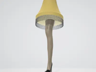 Kurt Adler Leg Lamp 3D model