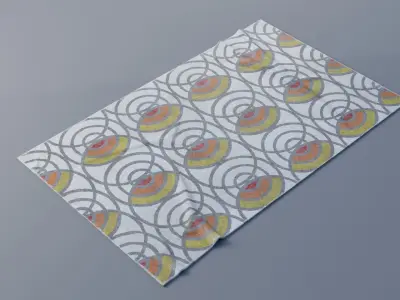 carpet Low-poly 3D model 5