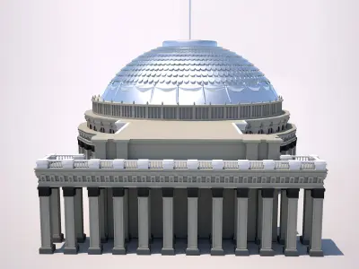 Novosibirsk Opera and Ballet Theatre 3D model