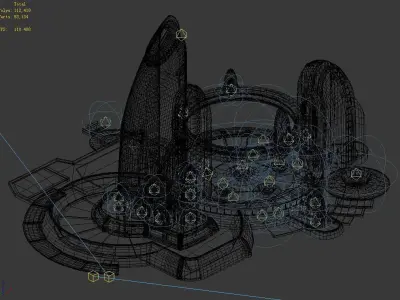 City State Building - Fleet Battery Generator 01 3D model