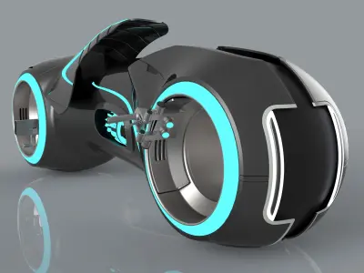 Tron Legacy Lightcycle 3D model