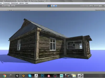 Odl House 08 Low-poly 3D model