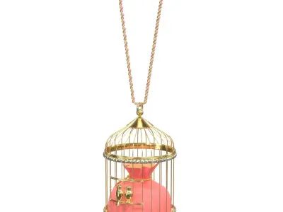 Birdcage Handbag Low-poly 3D model