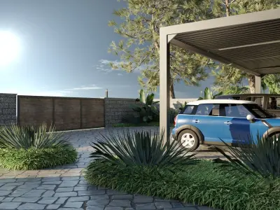 Modern House 3D model 45