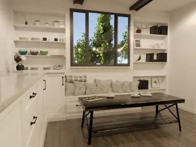  Transitional Kitchen  3D model