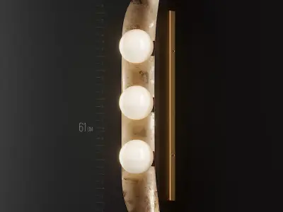 NATASHA 3-LIGHT SCONCE from LULU and Georgia 3D model