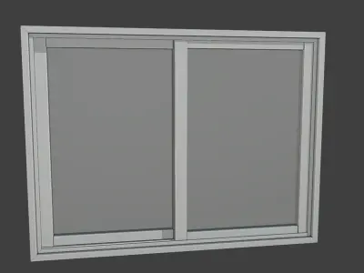 window low ploy Free 3D model