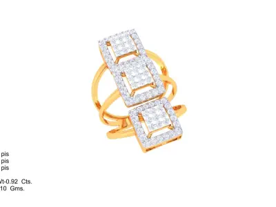 Women Ring  Render 3dm STL OBJ FBX Details 3D print model 210