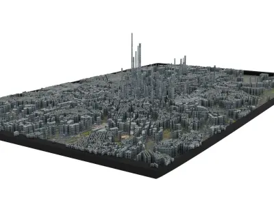 City of Manchester 3D model