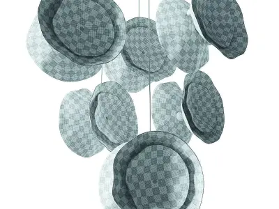Pendant Light 16 - Flora Pendant 3D model
