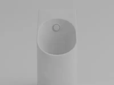 Urinal 3D Model - High-Quality Architectural Asset Low-poly 3D model