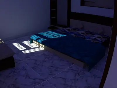 Project on 3D Interior Model of a Room 3D model