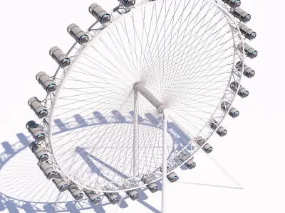Singapore Flyer observation wheel 3D model