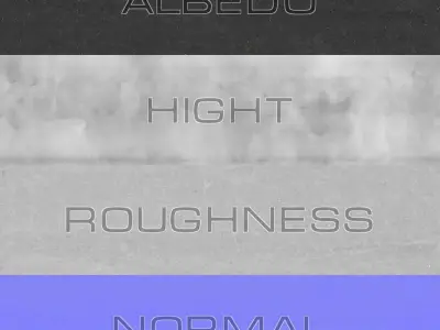 Asphalt 04 PBR Low-poly 3D model