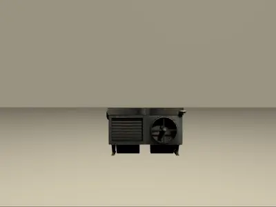 Aircons city assets for game Low-poly 3D model