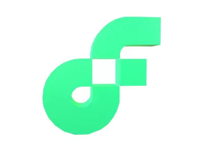 Flow Coin v1 001 Low-poly 3D model