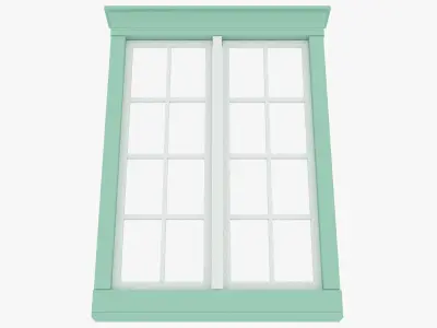 windows Low-poly 3D model