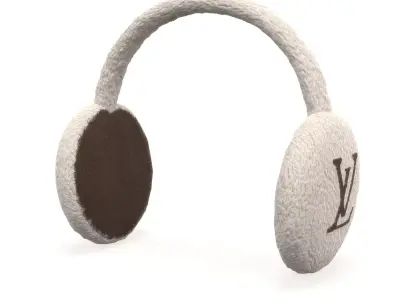 Louis Vuitton Cloud Earmuff Low-poly 3D model