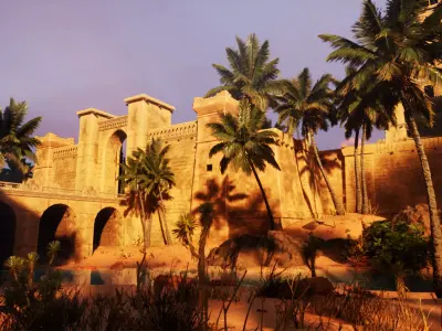 Lost Desert Civilization  UE5 Environment Art  3D model