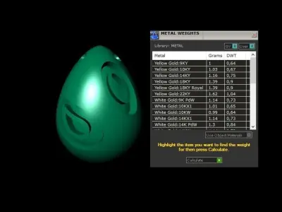 Pendant P208 3D Print Model 3D print model